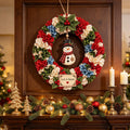 3D Fabric Poke Wreath DIY Kit, Christmas Wreath DIY Kit for Adults | Poke Art for Adults, Beginner Friendly No-sew Craft, 3D Texture, Relaxing Holiday Handmade Christmas Art Project Gift