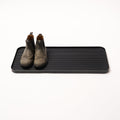 Furrow Boot Tray - Steel - Black