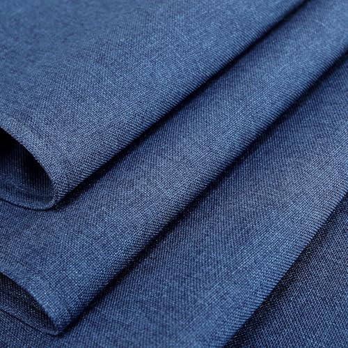 Mengersi Solid Bed Runner Scarf Protector Slipcover Bed Decorative Scarf for Bedroom Hotel Wedding Room(King, Navy)