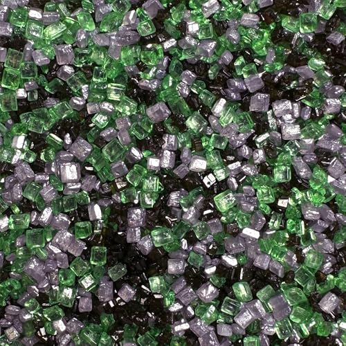 Brew Glitter Hocus Pocus Green, Purple & Black Rimming Sugar, Cocktail Garnish, 4oz