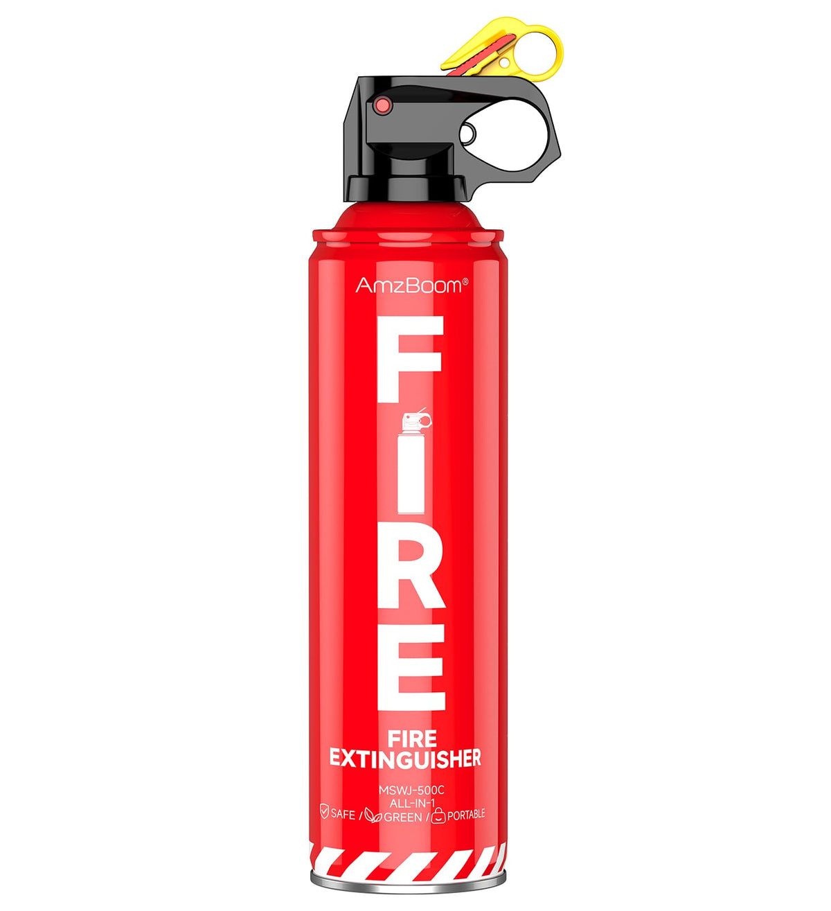 Fire Extinguisher for Home 1Pack, Kitchen, Car, and Grill,Compact Water-Based A, B, C, K Extinguisher with 6-Year Warranty and Easy Storage.