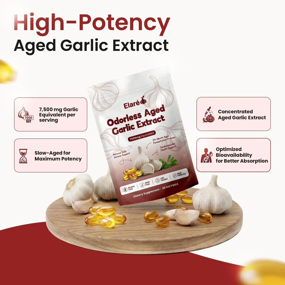 1 Month Aged Garlic Supply