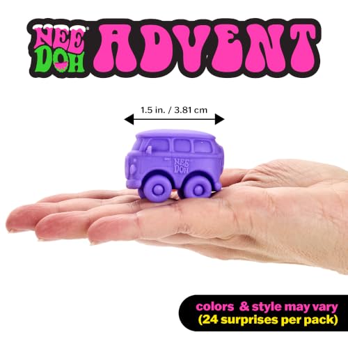 Schylling NeeDoh Squishmas Advent Calendar (Pack of 1) | Christmas Countdown with 24 Mini Squeeze Toys